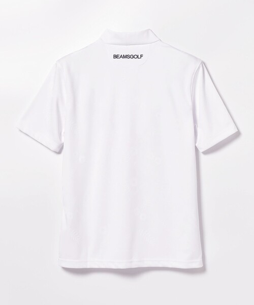 ☆美品☆BEAMS GOLF 音符 総柄ジャカード モックネック XL