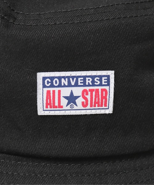 CONVERSE(コンバース)の「CONVERSE/コンバース CNM COLOR 6P HAT バケットハット ワンポイント ロゴ(ハット・メンズ・ブラック/ベージュ・58)」の4枚目の写真