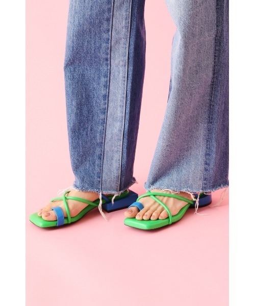RODEO CROWNS WIDE BOWL(ロデオクラウンズワイドボウル)の「SLIM STRAP SANDAL(サンダル・レディース・ピンク系その他/ブラック系その他/ブルー系その他・LARGE/MEDIUM)」の21枚目の写真