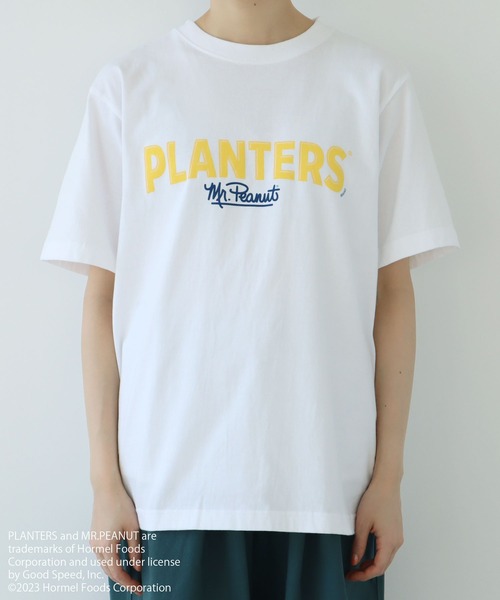 PAR ICI（パーリッシィ）の「PLANTERS Tシャツ（Tシャツ/カットソー・レディース・グレー/ホワイト・FREE）」の13枚目の写真