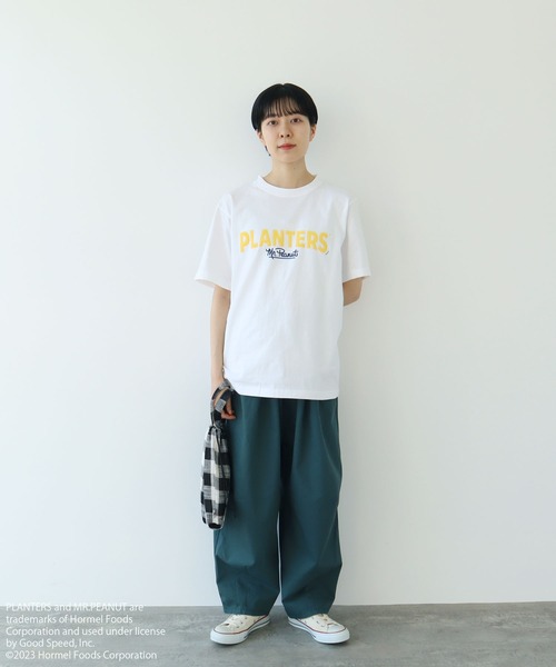 PAR ICI（パーリッシィ）の「PLANTERS Tシャツ（Tシャツ/カットソー・レディース・グレー/ホワイト・FREE）」の16枚目の写真