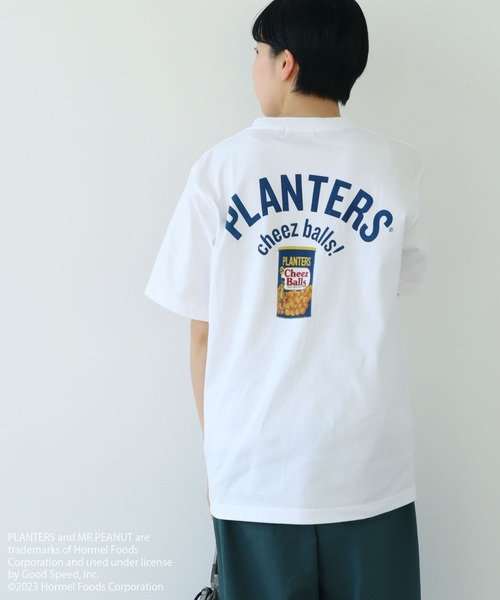 PAR ICI（パーリッシィ）の「PLANTERS Tシャツ（Tシャツ/カットソー・レディース・グレー/ホワイト・FREE）」の11枚目の写真