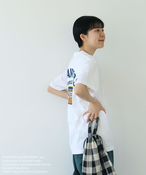 PAR ICI（パーリッシィ）の「PLANTERS Tシャツ（Tシャツ/カットソー・レディース・グレー/ホワイト・FREE）」の22枚目の写真