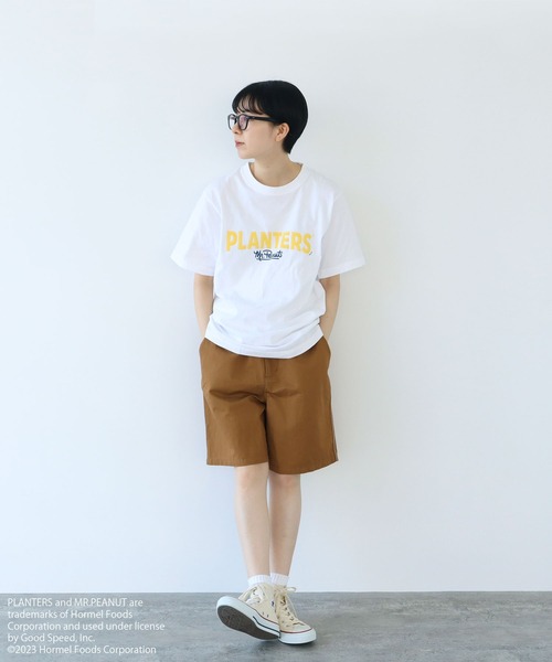 PAR ICI（パーリッシィ）の「PLANTERS Tシャツ（Tシャツ/カットソー・レディース・グレー/ホワイト・FREE）」の17枚目の写真