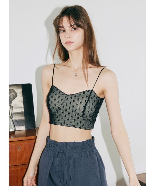 COEL（コエル）の「チュールブラトップ（その他トップス・レディース・ベージュ/ブラック・38/36）」の14枚目の写真