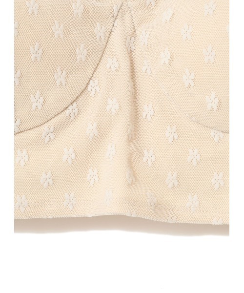 COEL（コエル）の「チュールブラトップ（その他トップス・レディース・ベージュ/ブラック・38/36）」の5枚目の写真