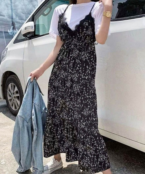 【韓国ブランド】アーティルレースワンピースN481 総レースストレートワンピース｜KarLParkLane Style ONLINE SHOP