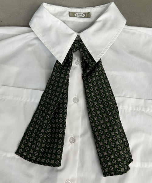 kutir(クティール)の「スカーフ付きシャツ(シャツ/ブラウス・レディース・ブラウン/グリーン/ネイビー・FREE)」の8枚目の写真