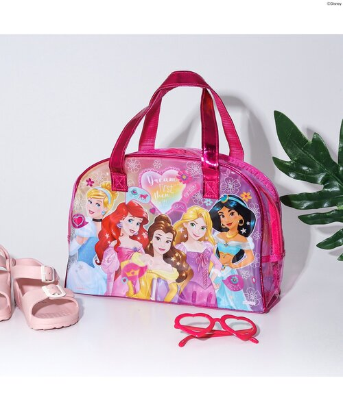 Disney（ディズニー）の「ボストンバック<ディズニープリンセス>（スイムグッズ・キッズ・マルチ・FREE）」の6枚目の写真