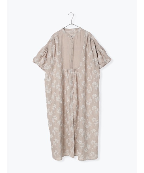 TSUHARU by Samansa Mos2（ツハルバイサマンサモスモス）の「リネン果物柄総刺繍ワンピース（ワンピース・レディース・ベージュ/グレー/グリーン・F）」の12枚目の写真