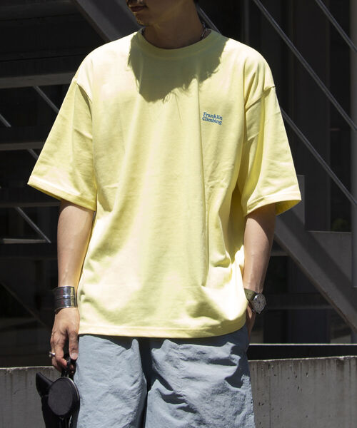 Franklin Climbing（フランクリンクライミング）の「【Franklin Climbing】カヌーグラフィックテック ショートスリーブTシャツ（Tシャツ/カットソー・メンズ・イエロー/オフホワイト/チャコールグレー・M/L）」の6枚目の写真
