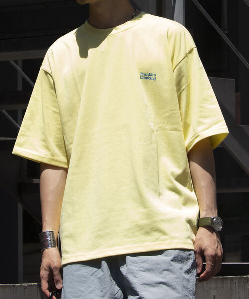 Franklin Climbing（フランクリンクライミング）の「【Franklin Climbing】カヌーグラフィックテック ショートスリーブTシャツ（Tシャツ/カットソー・メンズ・イエロー/オフホワイト/チャコールグレー・M/L）」の10枚目の写真
