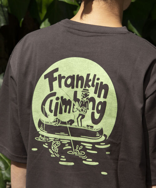Franklin Climbing（フランクリンクライミング）の「【Franklin Climbing】カヌーグラフィックテック ショートスリーブTシャツ（Tシャツ/カットソー・メンズ・イエロー/オフホワイト/チャコールグレー・M/L）」の22枚目の写真
