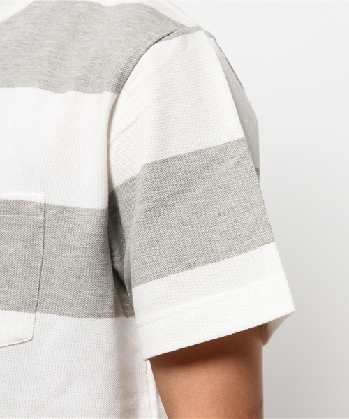 OUTLET（アウトレット）の「【Ciaopanic】鹿子ボーダーBIGPTTee（Tシャツ/カットソー・メンズ・グレー・MEDIUM）」の6枚目の写真
