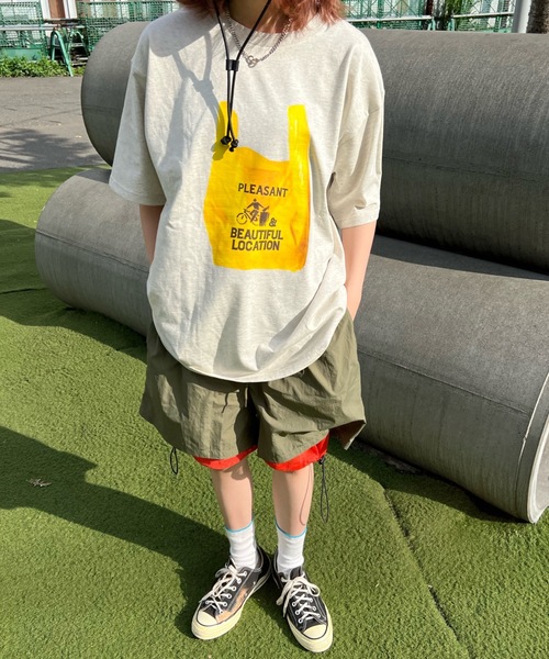 shesame(シーセム)の「ナイロンメッシュショートパンツ(その他パンツ・レディース・カーキ/レッド/ブラウン/ネイビー/ブラック・MEDIUM/LARGE)」の11枚目の写真