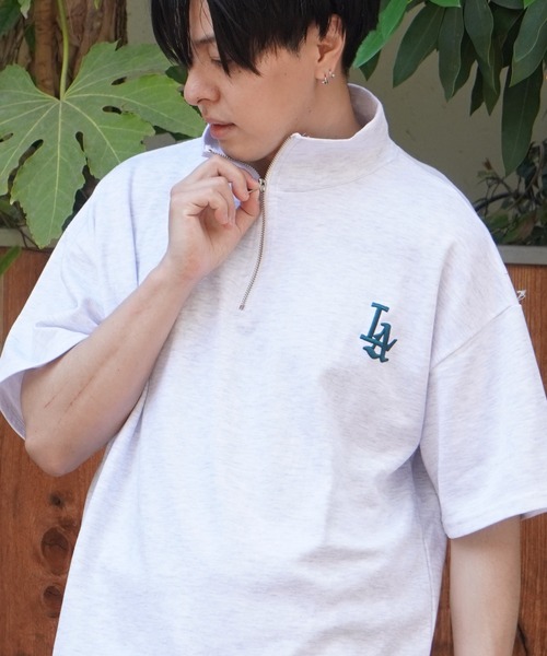 STAYGOLD】LA ハーフジップ Tシャツ / LA half-zip T-shirt（T