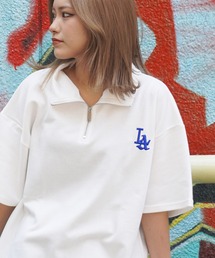 STAY GOLD（ステイゴールド）の「【STAYGOLD】LA ハーフジップ Tシャツ / LA half-zip T-shirt（Tシャツ/カットソー）」