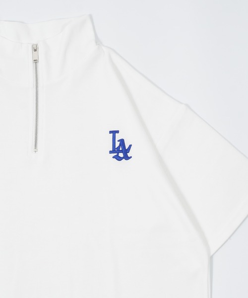 STAYGOLD LA ネイビー ハーフジップウェア セール】【STAYGOLD】LA ハーフジップ Tシャツ / LA half-zip T