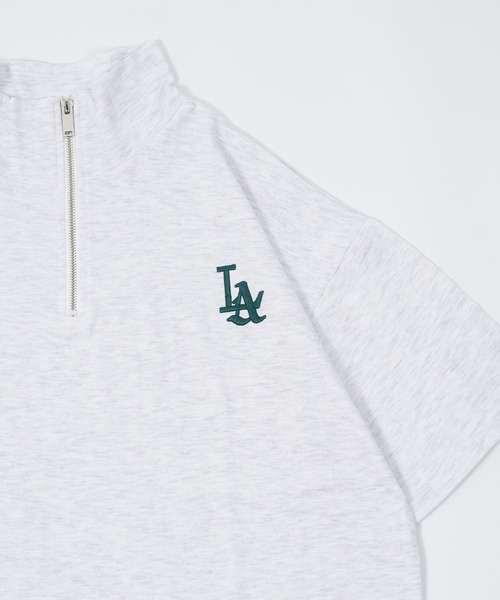 STAYGOLD LA ネイビー ハーフジップウェア STAYGOLD】LA ハーフジップ Tシャツ / LA half-zip T-shirt（T