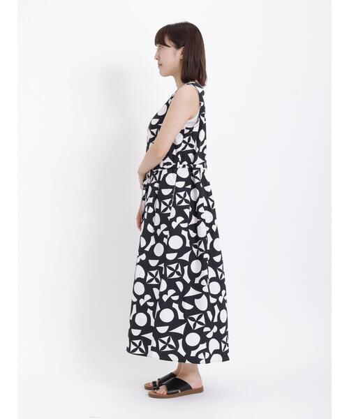 sm2rhythm（サマンサモスモスリズム）の「幾何学柄2WAYワンピース