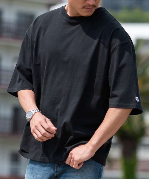 JEMORGAN(ジェーイーモーガン)の「『JEMORGAN LONG JOHNS/ジェーイーモーガンロングジョーンズ』半袖BIGTEE【+】(Tシャツ/カットソー・メンズ・ネイビー/ブラック/ライトグレー/サンドベージュ/グリーン/オフホワイト/グレー系1/サーモンピンク/カーキ/ベージュ・XL/L/M)」の11枚目の写真