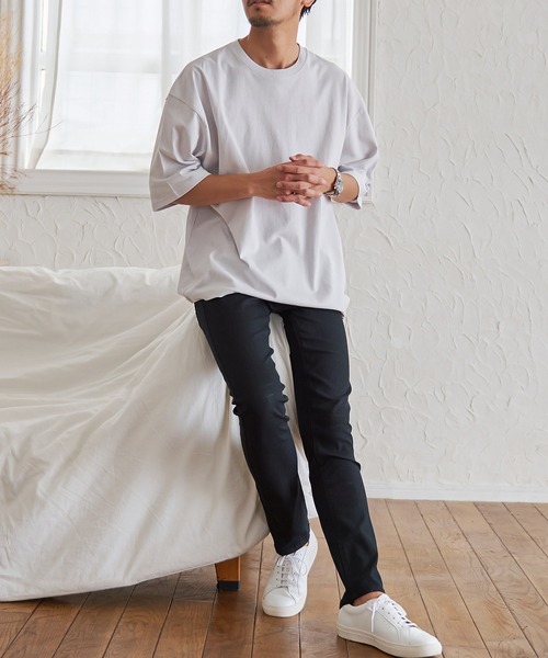 JEMORGAN(ジェーイーモーガン)の「『JEMORGAN LONG JOHNS/ジェーイーモーガンロングジョーンズ』半袖BIGTEE【+】(Tシャツ/カットソー・メンズ・ネイビー/ブラック/ライトグレー/サンドベージュ/グリーン/オフホワイト/グレー系1/サーモンピンク/カーキ/ベージュ・XL/L/M)」の16枚目の写真