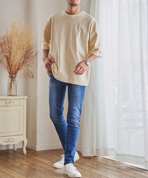 JEMORGAN(ジェーイーモーガン)の「『JEMORGAN LONG JOHNS/ジェーイーモーガンロングジョーンズ』半袖BIGTEE【+】(Tシャツ/カットソー・メンズ・ネイビー/ブラック/ライトグレー/サンドベージュ/グリーン/オフホワイト/グレー系1/サーモンピンク/カーキ/ベージュ・XL/L/M)」の20枚目の写真