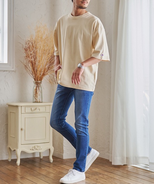 JEMORGAN(ジェーイーモーガン)の「『JEMORGAN LONG JOHNS/ジェーイーモーガンロングジョーンズ』半袖BIGTEE【+】(Tシャツ/カットソー・メンズ・ネイビー/ブラック/ライトグレー/サンドベージュ/グリーン/オフホワイト/グレー系1/サーモンピンク/カーキ/ベージュ・XL/L/M)」の21枚目の写真