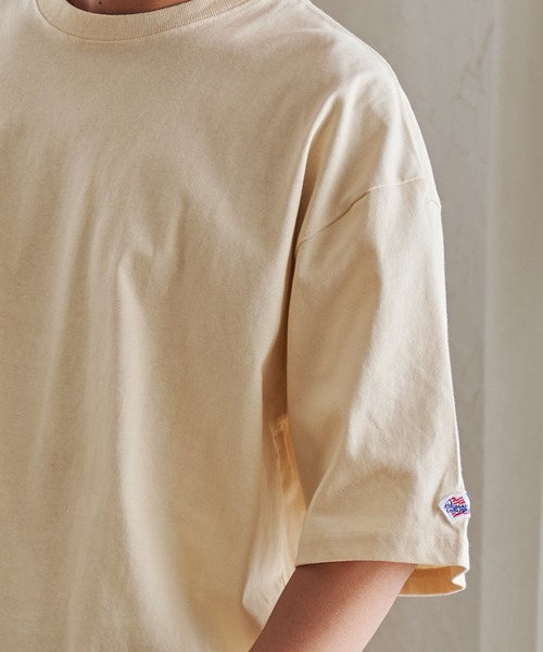 JEMORGAN(ジェーイーモーガン)の「『JEMORGAN LONG JOHNS/ジェーイーモーガンロングジョーンズ』半袖BIGTEE【+】(Tシャツ/カットソー・メンズ・ネイビー/ブラック/ライトグレー/サンドベージュ/グリーン/オフホワイト/グレー系1/サーモンピンク/カーキ/ベージュ・XL/L/M)」の19枚目の写真