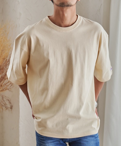 JEMORGAN(ジェーイーモーガン)の「『JEMORGAN LONG JOHNS/ジェーイーモーガンロングジョーンズ』半袖BIGTEE【+】(Tシャツ/カットソー・メンズ・ネイビー/ブラック/ライトグレー/サンドベージュ/グリーン/オフホワイト/グレー系1/サーモンピンク/カーキ/ベージュ・XL/L/M)」の18枚目の写真