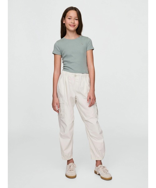 GAP（ギャップ）の「ウエストゴム カーゴジョガーパンツ (キッズ)（カーゴパンツ・キッズ・ベージュ/グリーン/ブラック/グレー/その他/ピンク・160cm/150cm/120cm/130cm/140cm/110cm）」の14枚目の写真