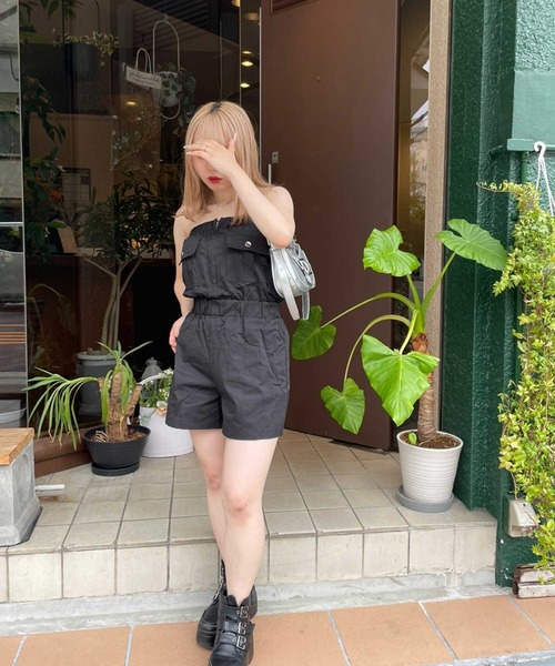 SPIGA（スピーガ）の「ﾐﾘﾀﾘｰﾍﾞｱｵｰﾙｲﾝﾜﾝ（つなぎ/オールインワン・レディース・グレー/ブラック・FREE）」の19枚目の写真