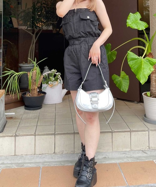 SPIGA（スピーガ）の「ﾐﾘﾀﾘｰﾍﾞｱｵｰﾙｲﾝﾜﾝ（つなぎ/オールインワン・レディース・グレー/ブラック・FREE）」の17枚目の写真