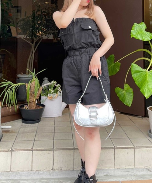 SPIGA（スピーガ）の「ﾐﾘﾀﾘｰﾍﾞｱｵｰﾙｲﾝﾜﾝ（つなぎ/オールインワン・レディース・グレー/ブラック・FREE）」の16枚目の写真