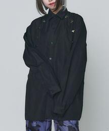WEGO/【一部店限定】メタルモチーフビッグシャツ