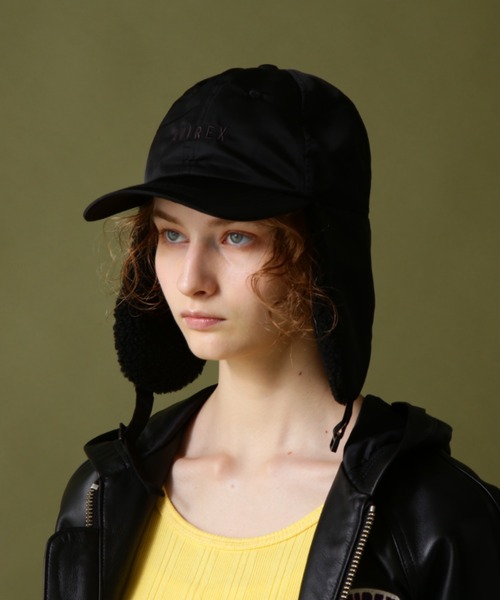 AVIREX（アヴィレックス）の「【直営店限定】BOA FLIGHT CAP/ ボアフライトキャップ（キャップ・レディース・ブラック/オリーブ・FREE）」の16枚目の写真