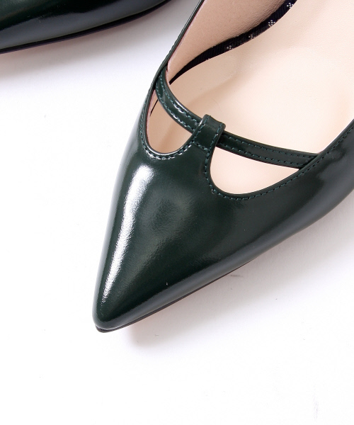 alfredoBANNISTER LADY`S（アルフレッドバニスターレディース）の「【Oggi 12月号掲載】AU/ストラップミドルヒールパンプス（パンプス・レディース・レッド/グリーン/ブラック/ブロンズ・35/38/36/37/39）」の11枚目の写真