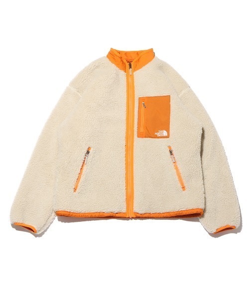 THE NORTH FACE(ザノースフェイス)の「THE NORTH FACE REVERSIBLE EXTREME PILE JACKET / ザ・ノース・フェイス リバーシブル エクストリーム パイル ジャケット(ブルゾン・メンズ・ベージュ/マルチ/チャコール/ホワイト・L/M/S/XL)」の2枚目の写真