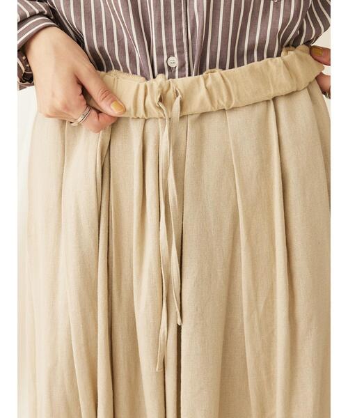 CRAFT STANDARD BOUTIQUE(クラフトスタンダードブティック)の「L/Rキャンバススカート(スカート・レディース・ベージュ/ブラック・FREE)」の16枚目の写真
