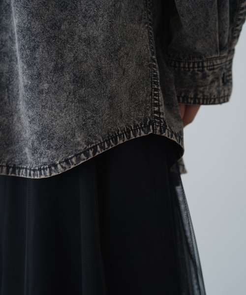 LOUNGEDRESS（ラウンジドレス）の「ムラ染オーバーシャツ（シャツ 