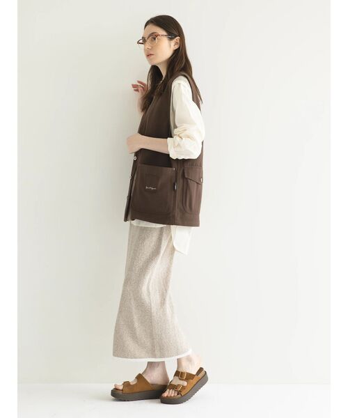 CRAFT STANDARD BOUTIQUE(クラフトスタンダードブティック)の「リンクス編みニットスカート(スカート・レディース・ブラウン/アイボリー/ブラック・FREE)」の17枚目の写真