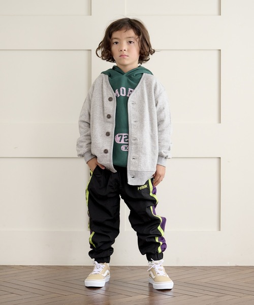 Life Support Products（ライフサポートプロダクツ）の「裏毛ミリタリーカーディガン（80～150cm）（カーディガン/ボレロ・キッズ・テラコッタ/杢グレー/ブラック・140/80/95/150/130/110/100/120/90）」の19枚目の写真