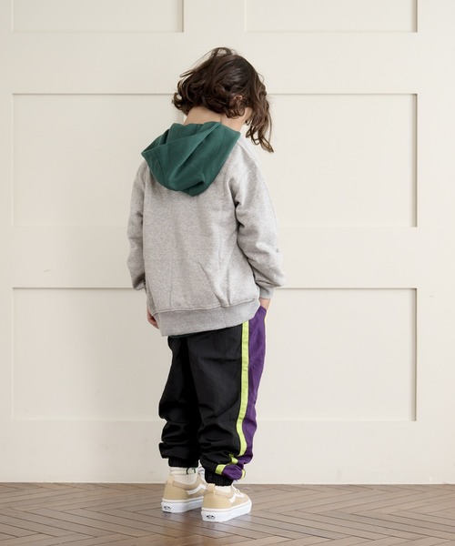 Life Support Products（ライフサポートプロダクツ）の「裏毛ミリタリーカーディガン（80～150cm）（カーディガン/ボレロ・キッズ・テラコッタ/杢グレー/ブラック・140/80/95/150/130/110/100/120/90）」の15枚目の写真