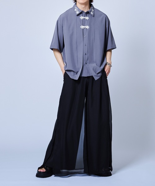 シアーレイヤードパンツ（その他パンツ）｜Ellno Loset（エルノ