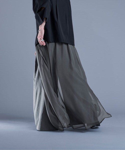 Ellno Loset（エルノロゼット）の「シアーレイヤードパンツ（その他パンツ・メンズ・ブラック/グレー/ブラック系その他・LARGE/MEDIUM/SMALL）」の16枚目の写真