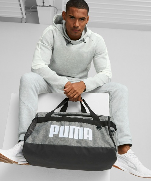 PUMA（プーマ）の「PUMA プーマ ユニセックス プーマ チャレンジャー ダッフル バッグ S 35L（ボストンバッグ・メンズ・ブラック/ヘザーグレー/ピンク・フリー）」の13枚目の写真