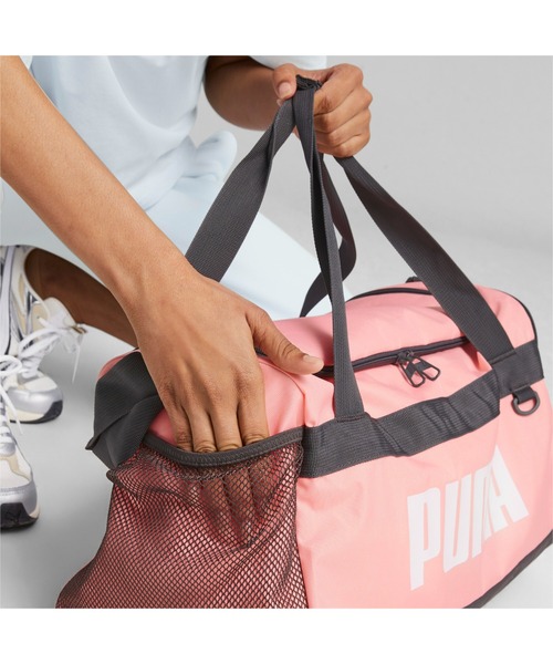 PUMA（プーマ）の「PUMA プーマ ユニセックス プーマ チャレンジャー ダッフル バッグ S 35L（ボストンバッグ・メンズ・ブラック/ヘザーグレー/ピンク・フリー）」の11枚目の写真