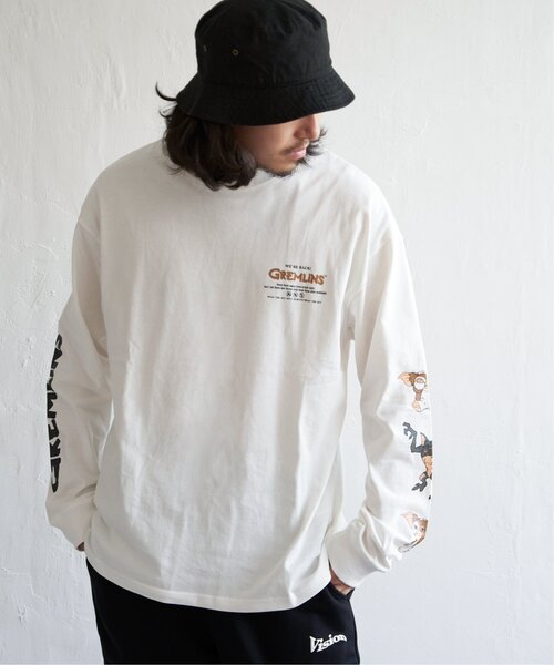 VENCEEXCHANGE(ヴァンスエクスチェンジ)の「GREMLINS グレムリン 袖プリントロンT(Tシャツ/カットソー・メンズ・パープル系/ブラック/イエロー/ホワイト・L/M)」の2枚目の写真