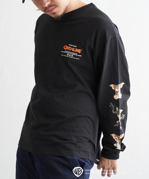 VENCEEXCHANGE(ヴァンスエクスチェンジ)の「GREMLINS グレムリン 袖プリントロンT(Tシャツ/カットソー・メンズ・パープル系/ブラック/イエロー/ホワイト・L/M)」の13枚目の写真
