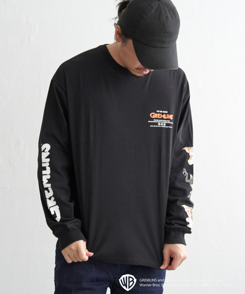 VENCEEXCHANGE(ヴァンスエクスチェンジ)の「GREMLINS グレムリン 袖プリントロンT(Tシャツ/カットソー・メンズ・パープル系/ブラック/イエロー/ホワイト・L/M)」の12枚目の写真